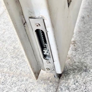 大门暗装防盗门内扣栓安全锁双开门插销天地防盗门栓子母暗插销