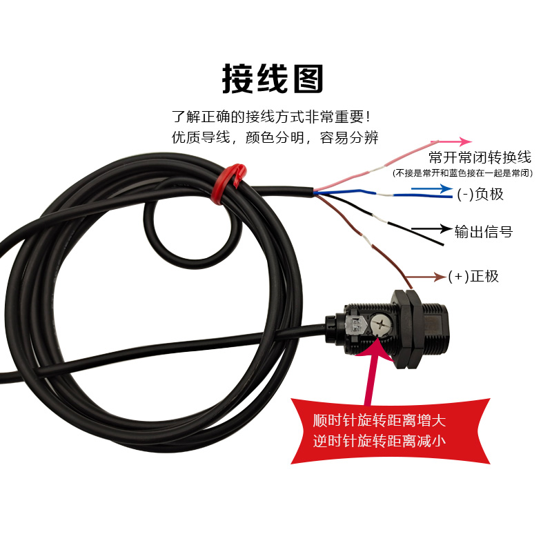 M18红外线感应对射式光电开关E3FA-TN11常开NKPN TP12传感器PNP24