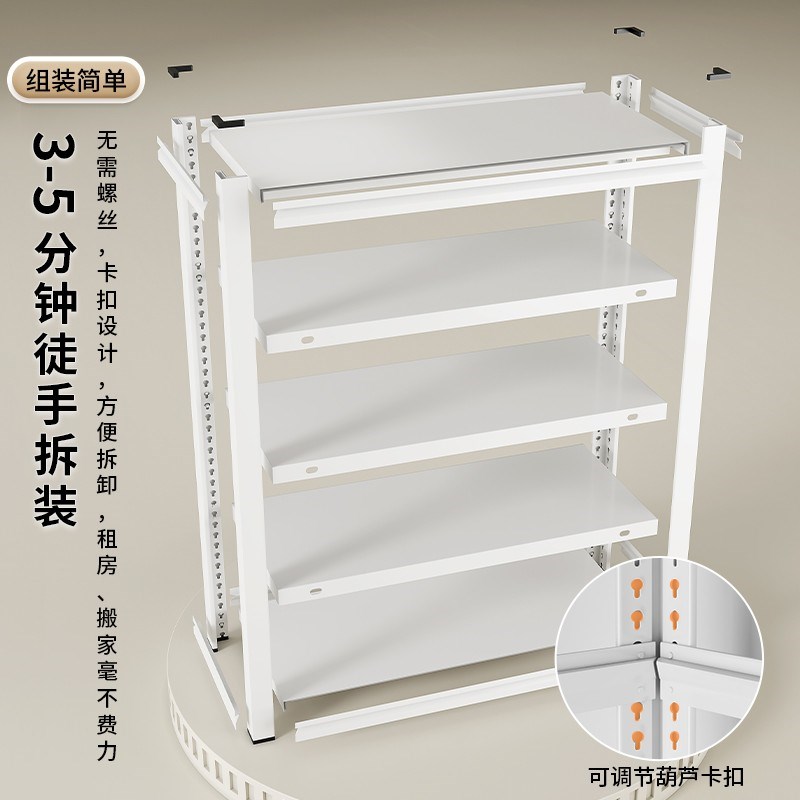 家用货架置d物架仓库阳台厨房落地多层收纳架商用超市展示架储物