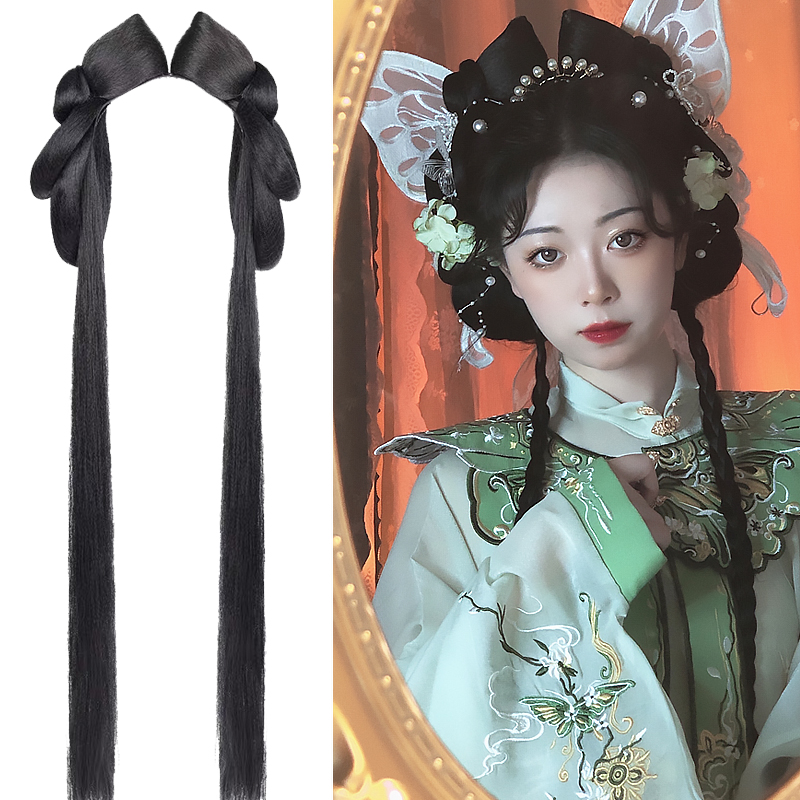 古风汉服假发包懒人一体式