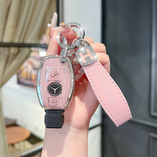 奔驰gla200钥匙套c200l扣b200车cla220男c180l老款a180女glc260壳