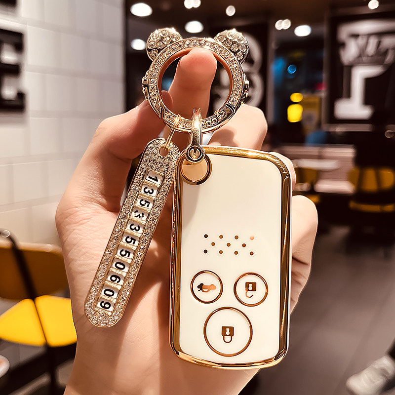 适用于老款BT钥匙套九代思域CRV歌诗图思铂睿汽车钥匙包扣壳