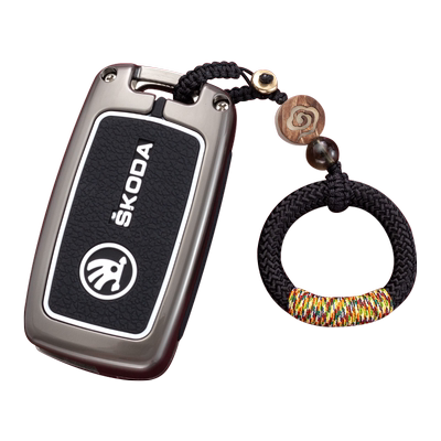 汽车锌合金斯柯达钥匙保护壳