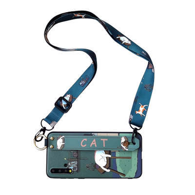 华为卡通风硅胶超薄防摔磨砂软壳