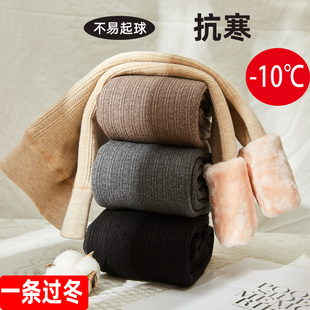 冬季女童连裤袜加绒加厚大童儿童踩脚打底裤宝宝保暖裤子零下特厚