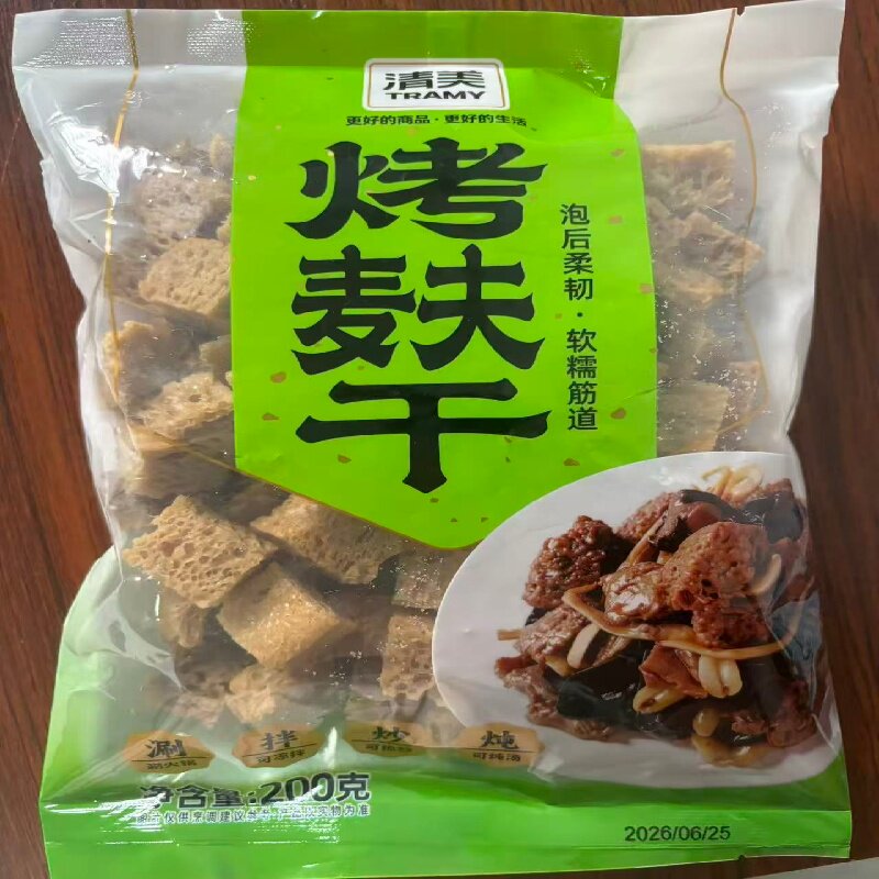 清美烤麸干200克凉拌火锅