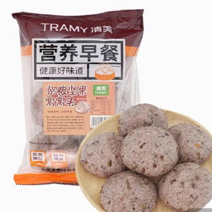 上海清美杂粮坚果窝窝头300克早晚餐速食包子面点满88包邮