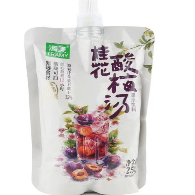 上海清美桂花酸梅汤250g*9包椰汁水包装即饮夏季降暑解渴饮品