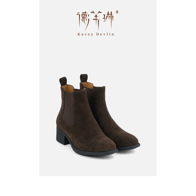 德芙琳Kacey Devlin新款烟筒复古切尔西KD8078