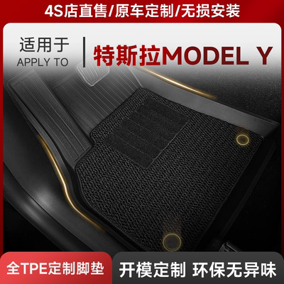 3W脚垫特斯拉TPE汽车改装