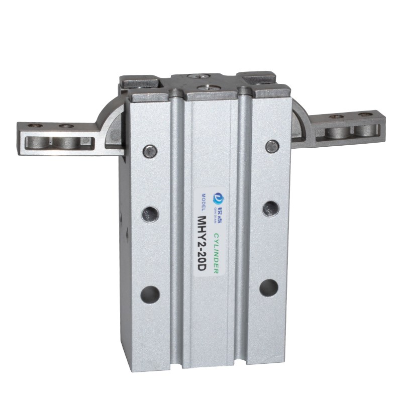 气动手指小型气缸MHY2-10-16-20-25D夹具R夹爪气爪180度开闭