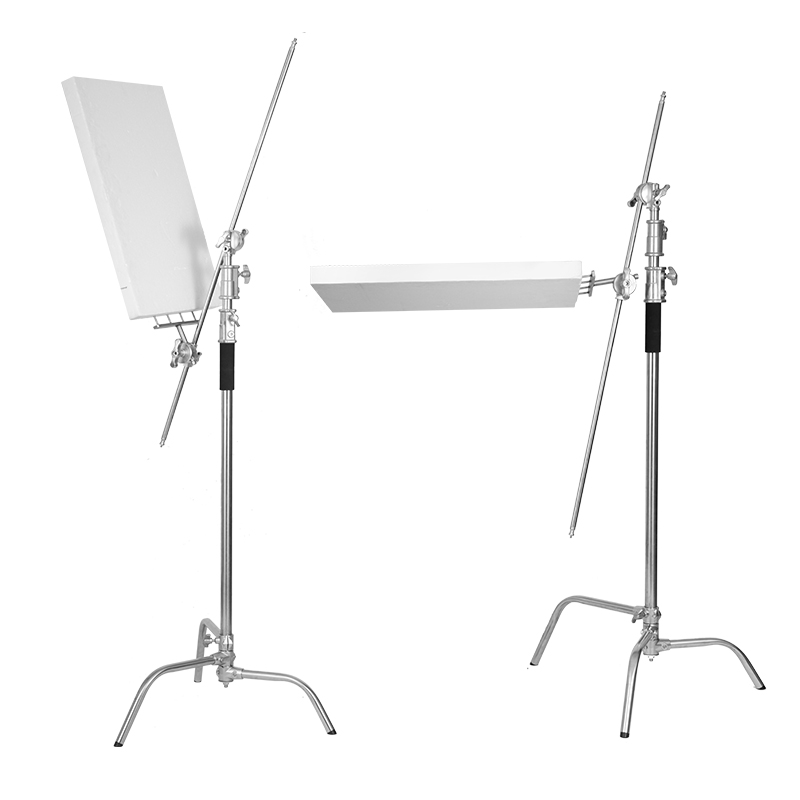 Selens米菠萝不锈钢叉四针泡沫反光板固定用B叉子影视摄影影棚夹