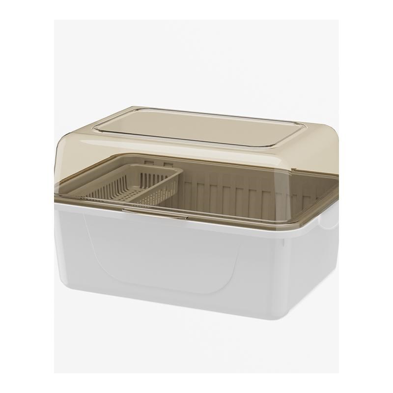 放宝宝奶瓶收纳箱晾干沥水架子带盖防尘I婴儿辅食餐具工具收纳盒