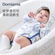 Domiamia婴儿包屁衣满月百天男宝宝四季 三角爬服a类新生儿连体衣