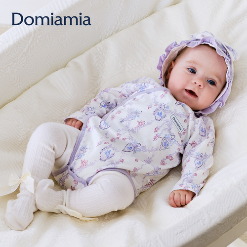 【新品】Domiamia宝宝包屁衣新生连体衣婴幼儿百天满月小月龄衣服