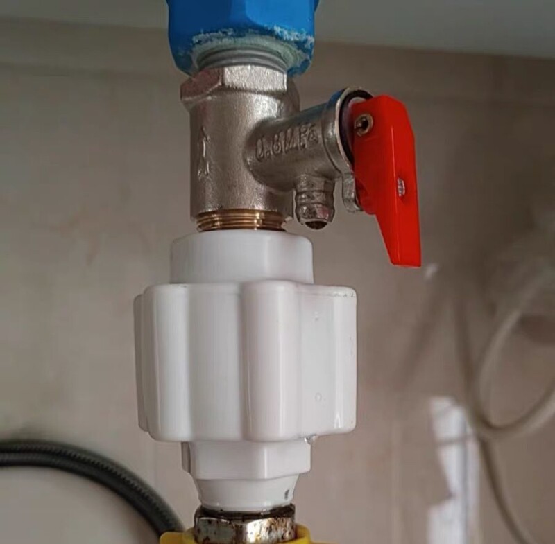 全铜加厚4分通用家用电热水器安全阀减压阀泄压阀美的小厨宝配件