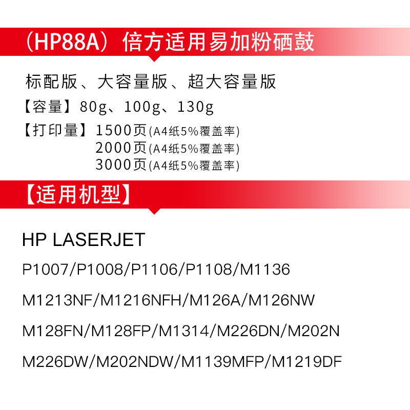 适用hp388a硒鼓易加粉cc388a惠普m1139 m1213 m1216 m1219nf m121|ruв категории офисное оборудование/расходные материалы/соответствующие услуги, тонер - картридж расходных материалов класса, селеновый барабан/пороховница - от Buy2taobao.com для оказания профессиональной услуги покупки агента Taobao
