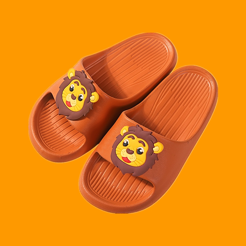 卡通可爱狮子轻便夏季儿童凉拖鞋