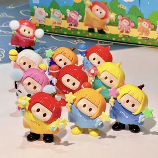 2026新款右右酱盲盒手办YOYO酱萌趣歪头限定款潮流盲盒摆件公仔