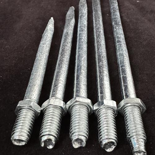 pvc管卡钉6mm墙钉8mm抱箍钉10mm排水管抱夹50/75/110镀锌墙钉铁钉