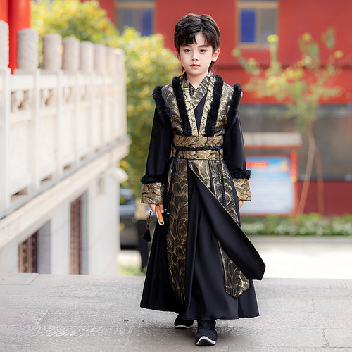 男童汉服秋冬2025新款原创儿童