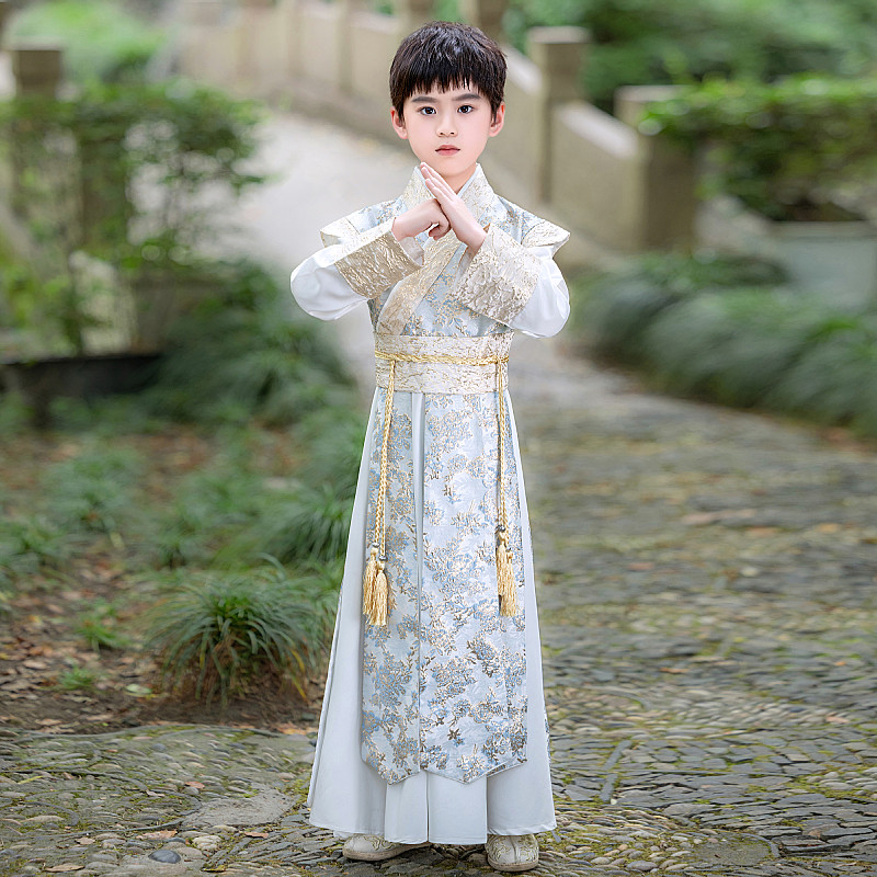 汉服男童国风套装2026新款宝宝古风少爷服唐装儿童夏季古装演出服