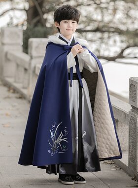 汉服披肩斗篷带帽款长款外出