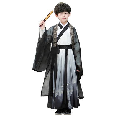 花语录秋冬国学新少爷服小男孩