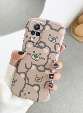 适用于卡通vivos9手机壳女款vivoX60硅胶壳x60pro新款s7全包s10保护套s7e防摔y70s外壳y73s可爱viv0y51s潮牌