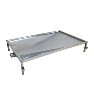 功臣刘集狗笼配套镀锌板漏斗狗笼子配套狗厕所大型犬接尿盘接粪盘