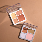 ZVEV四色遮瑕膏面部提亮遮盖斑点痘印泪沟黑眼圈遮瑕盘批发