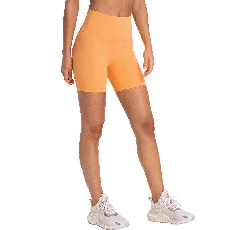 KUD中高端高腰健身短裤女跑步速干紧身收腹瑜伽弹力三分打底裤