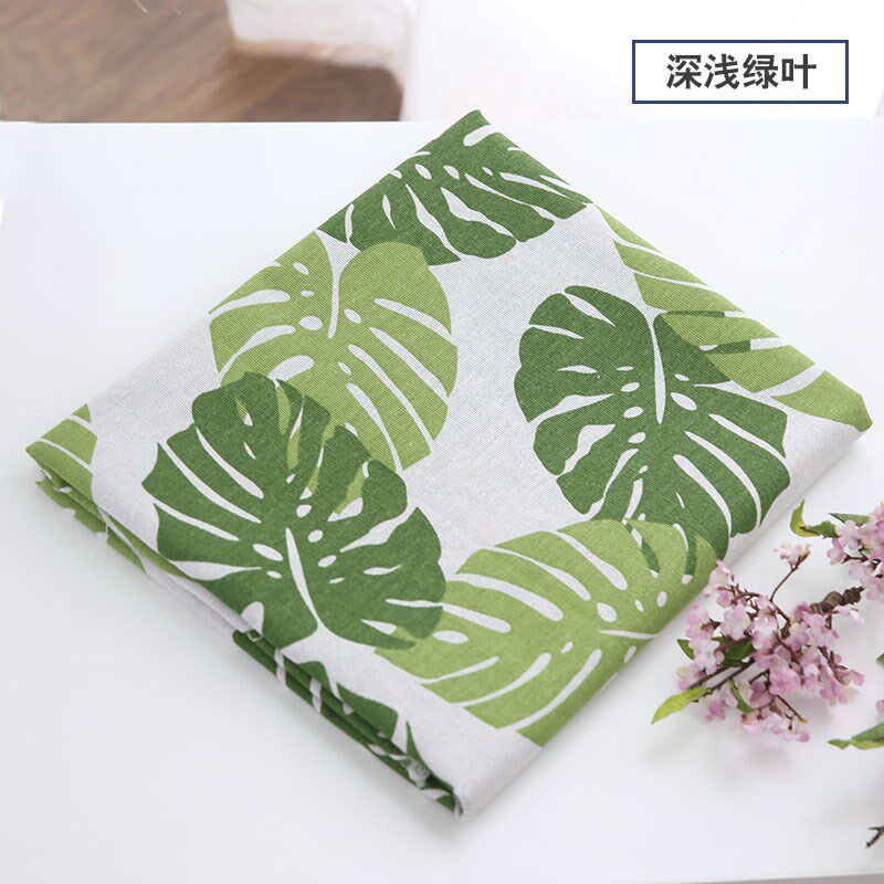 ins Northern Europe curtain tablecloth Black and white grid cloth manual diy Floral fabric printing Cotton and hemp cloth canvasin the Home Fabric , Cloth/Fabric/Manual diy Cloth fabric  category - from Buy2taobao.com to provide professional Taobao agent buy service