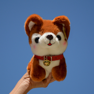 狗狗毛絨玩具可愛(ài)焦糖色柴犬公仔仿真玩偶布娃娃女生兒童生日禮品