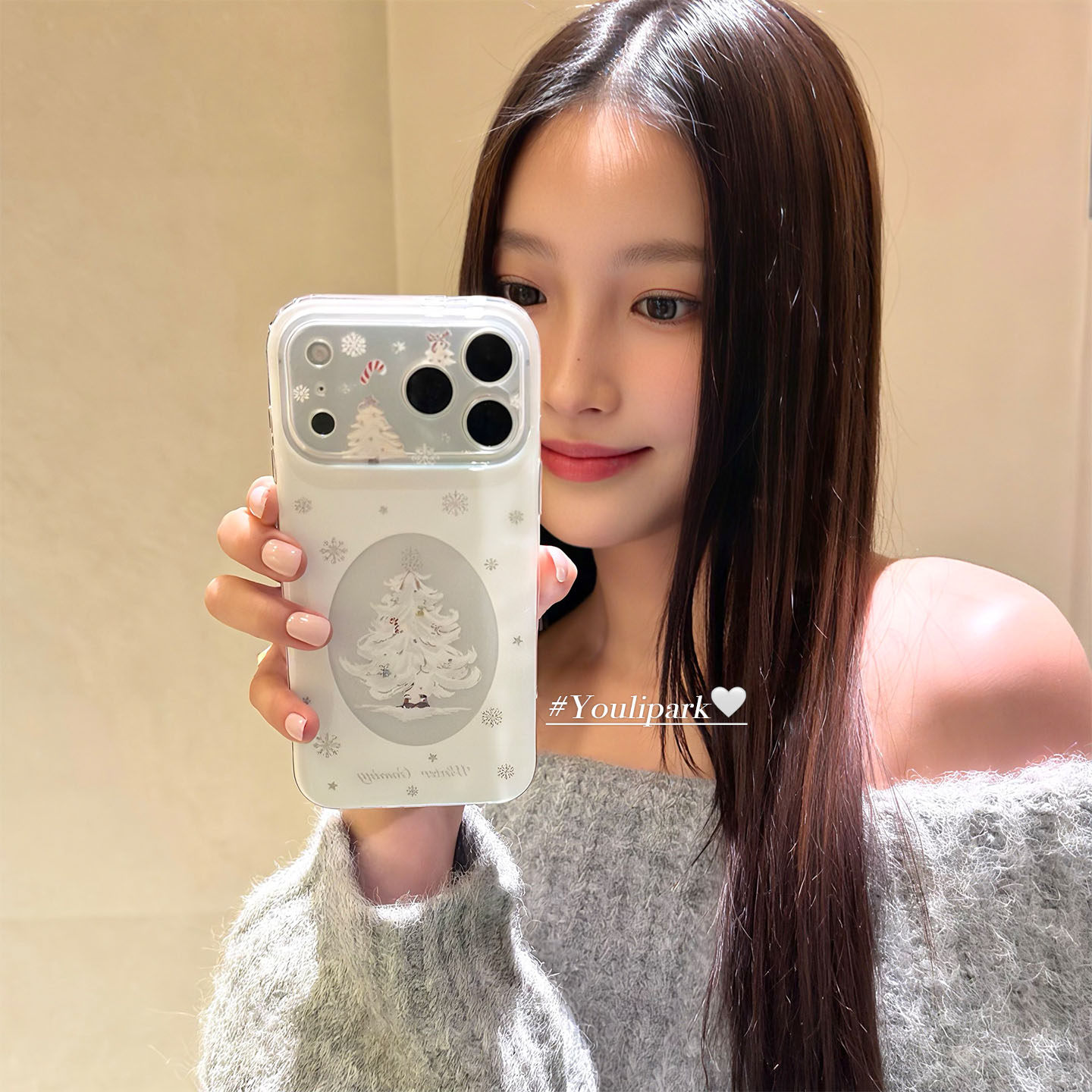 由里公园ins韩系冬日氛围感雪花白色圣诞树17适用17pro苹果17ProMax手机壳iPhone16全包14新款16Promax保护套,3C数码配件,手机保护套/壳,淘宝优惠券,粉丝福利购,淘宝优惠卷