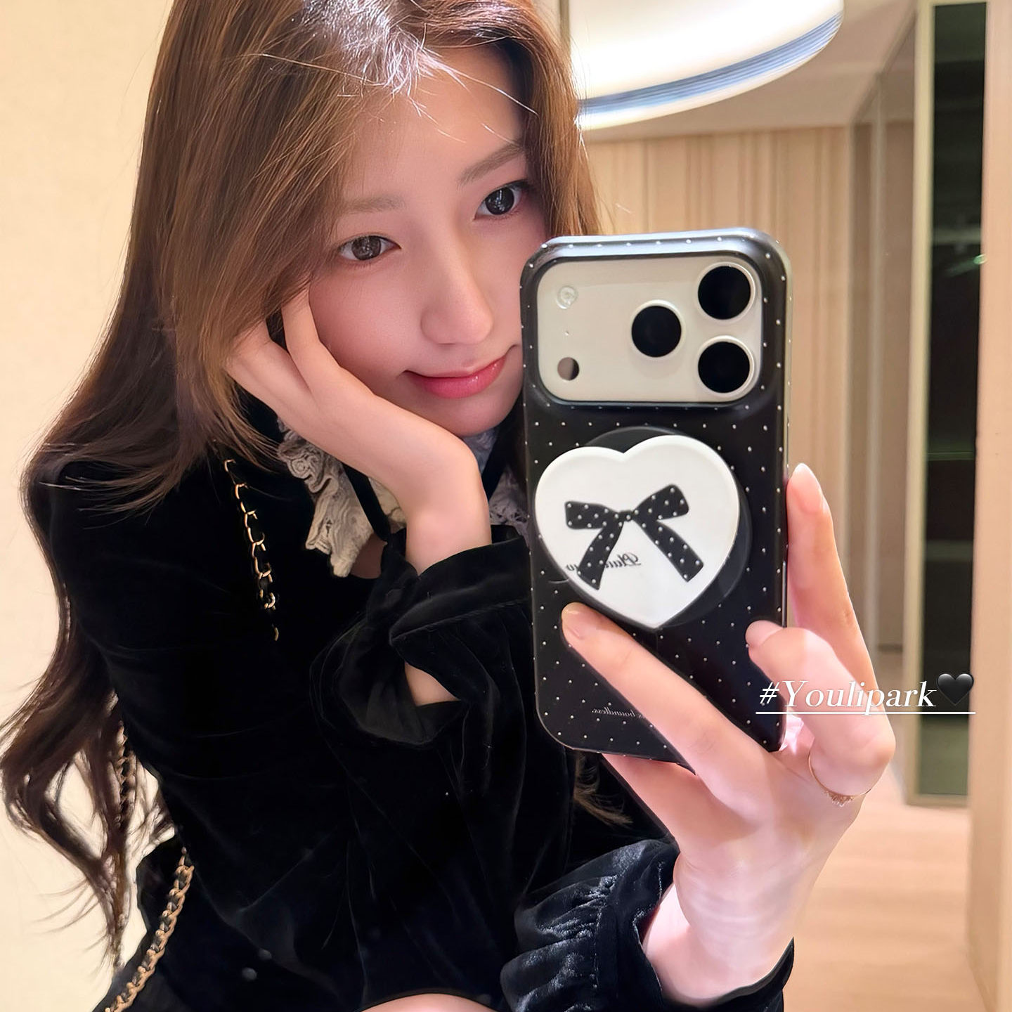 由里公园ins韩系波点蝴蝶结爱心磁吸支架17适用17pro苹果17ProMax手机壳iPhone16全包14新款16Promax保护套女,3C数码配件,手机保护套/壳,淘宝优惠券,粉丝福利购,淘宝优惠卷