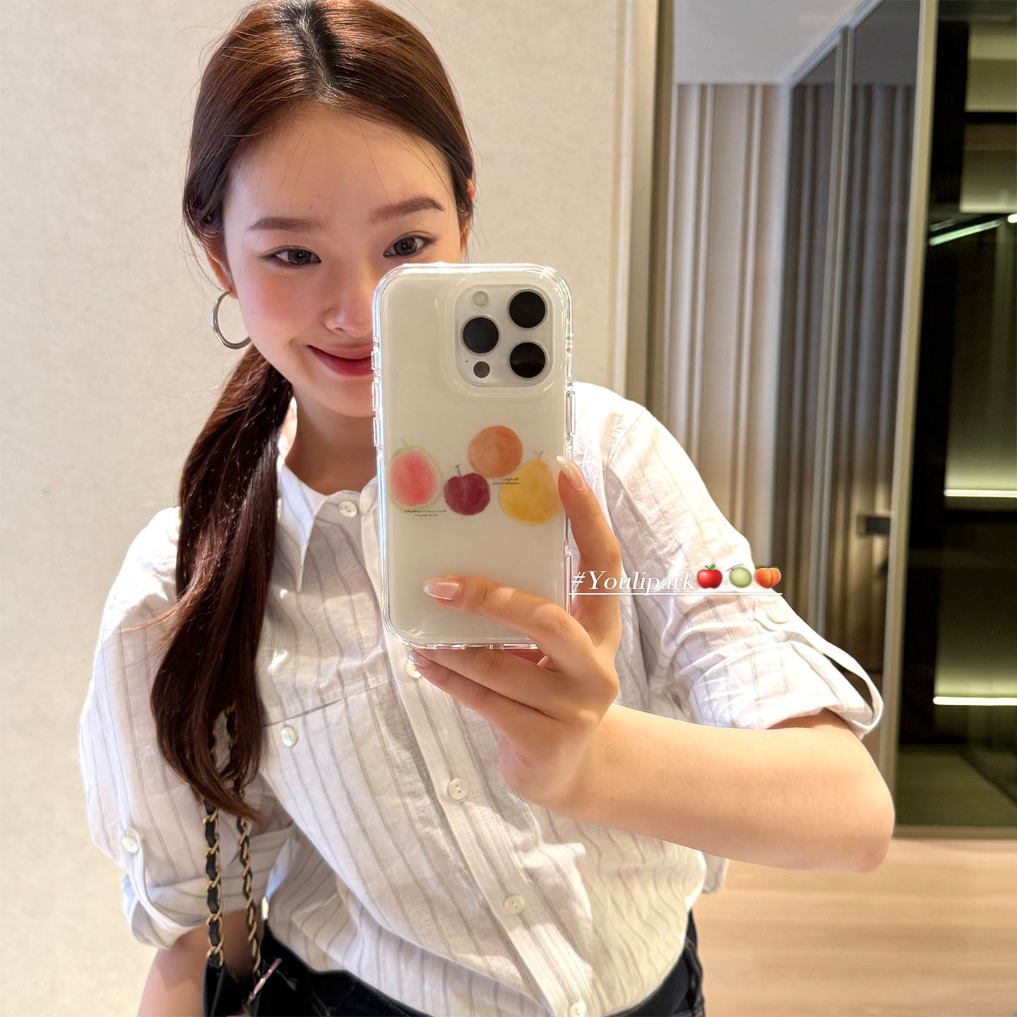 简约小清新水果插画苹果手机壳女