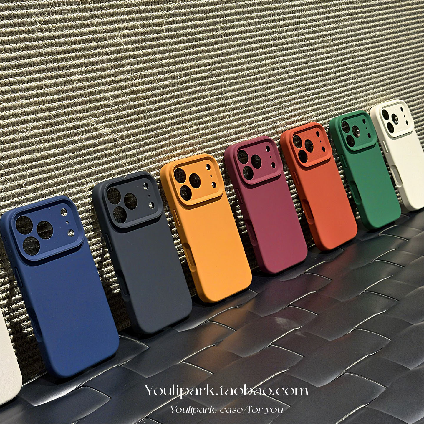 高级简约纯色液态硅胶苹果手机壳