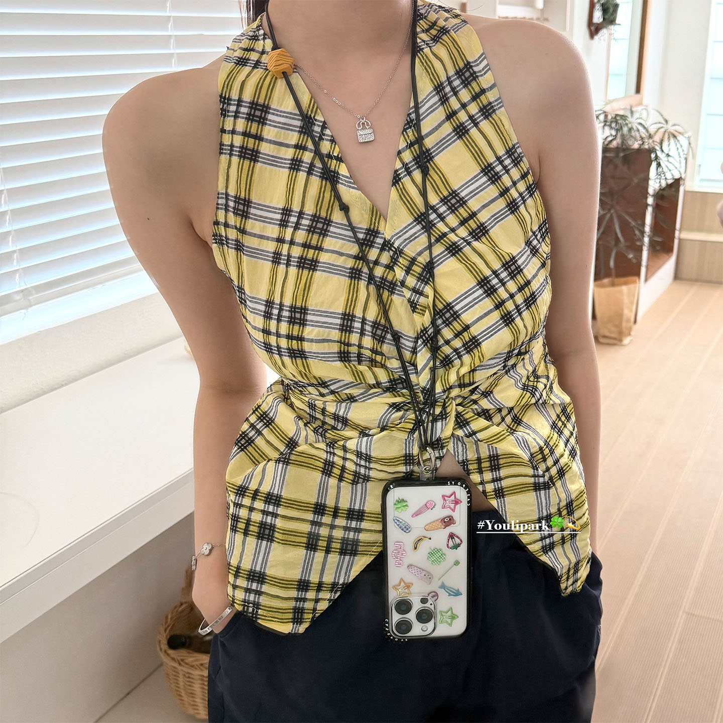 古早音符轻松熊发夹苹果手机壳女