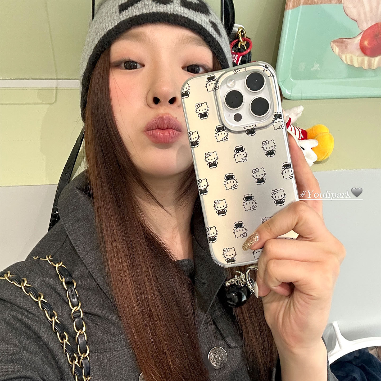 由里公园ins韩系可爱电镀银满屏猫咪15适用16pro苹果16ProMax手机壳iPhone16全包14新款14Promax保护套13少女,3C数码配件,手机保护套/壳,淘宝优惠券,粉丝福利购,淘宝优惠卷