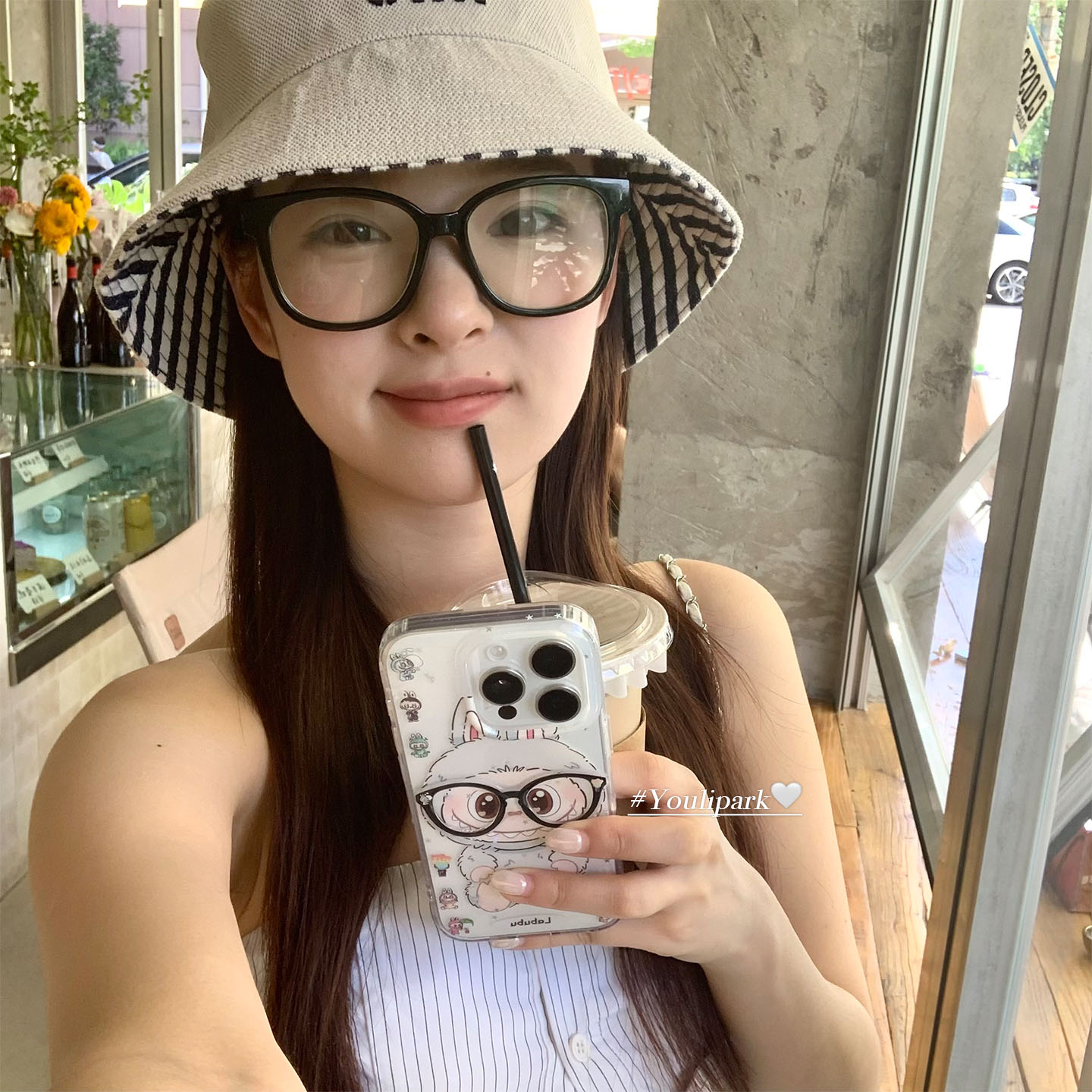 趣味立体眼镜拉布布苹果手机壳女