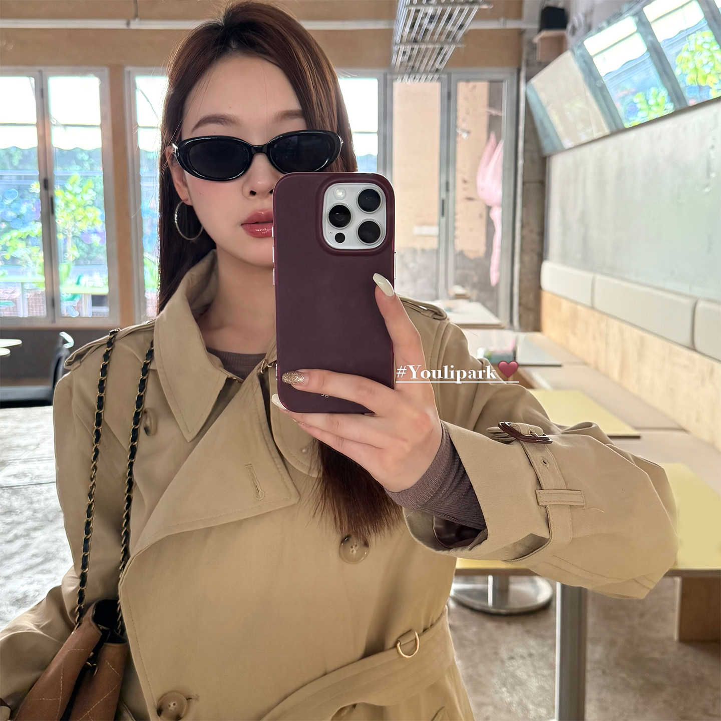 高级感纯色雾面磨砂苹果手机壳女