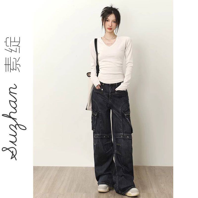 正肩圆领长袖t恤女春秋内搭修身显瘦纯色基础打底衫上衣