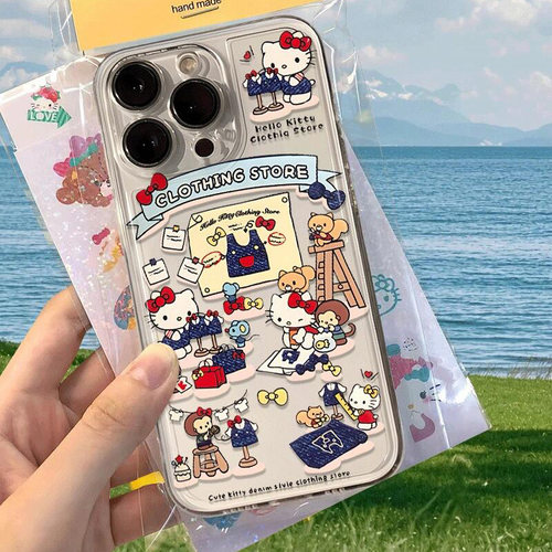 卡通凯蒂猫iPhone16promax手机壳