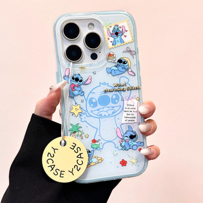 卡通史迪仔iPhone16pro手机壳