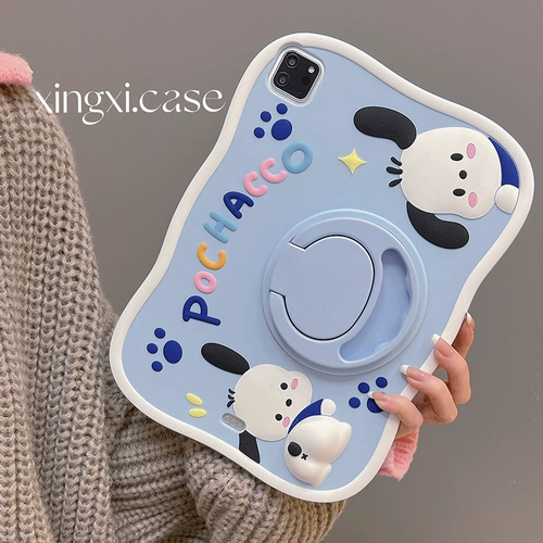 Вращающаяся подставка Pacha Dog подходит для планшета Apple ipad pro 2021/2022 года. Защитный чехол 10-го поколения. Защитный чехол для ipadair4/5. 11-дюймовый магнитный mini6 с гнездом для ручки, силиконовый чехол «все включено».