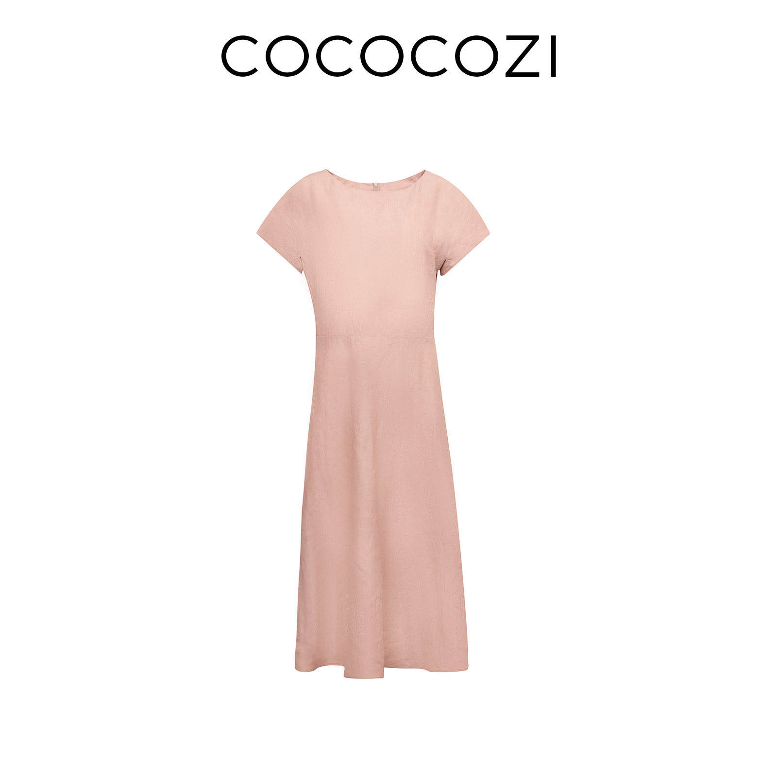 【夏天专属】COCOCOZI夏女士桑蚕丝气质设计师款优雅连衣裙