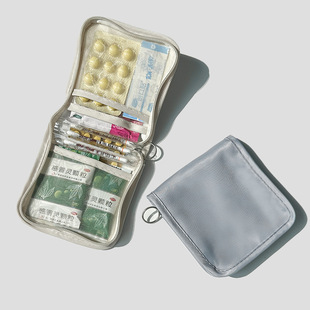 医药包随身常备药旅行户外急救药品收纳小包便携式 应急收纳健康包