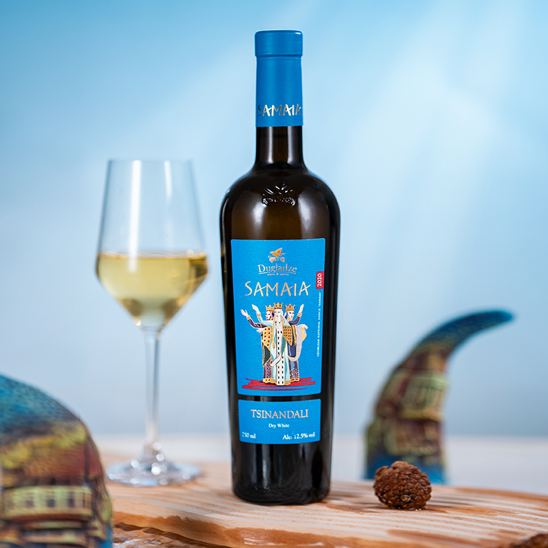格鲁吉亚原瓶进口红酒萨玛雅法定产区甜白干白葡萄酒年份随机