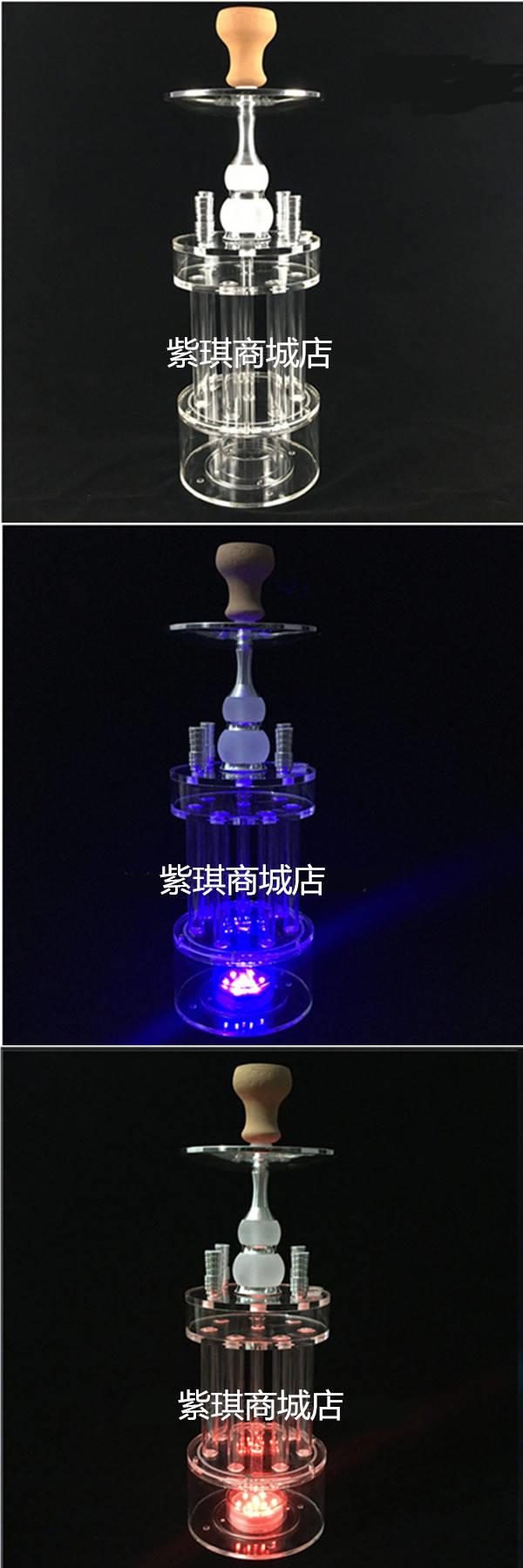 中国灯烟壶shisha hookah水烟全套烟膏KTV夜店酒吧水烟多人用阿拉|msdalam kategori ZIPPO/Swiss Army Knife/cermin mata, penulis, paip - dari Buy2taobao.com untuk memberikan perkhidmatan ejen Taobao profesional membeli